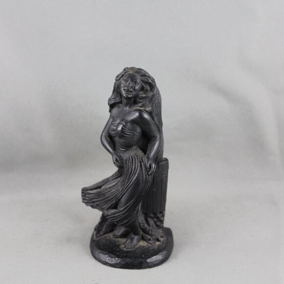 Vintage Coco Joes Hula Figurine - Swaying Hula Beauty # 262 - Made with Lava - Picture 1 of 7